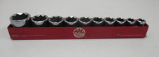 Mac Tools 10pc 12 Drive 8 Point Sae Chrome Socket Set 38 - 1 W Tray Mac Tools 10pc 12 Drive 8 Point Sae Chrome Socket Set 38 - 1 W Tray