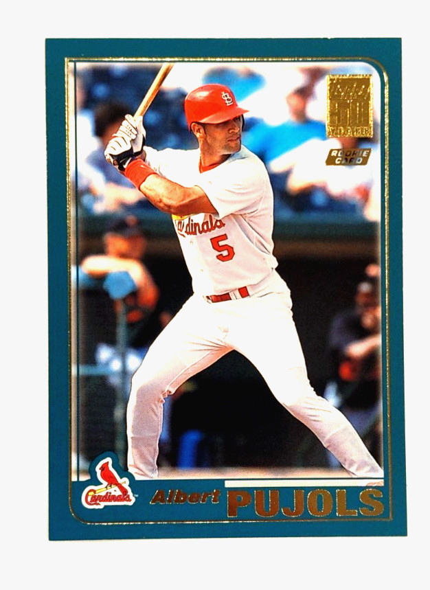 Topps 2001 Traded Albert Pujols #T247 Rookie Card St. Louis Cardinals EX