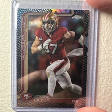2025 Topps Chrome Football - Nick Bosa 8/10! Banger