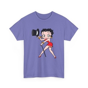 Betty Boop Classic Cartoon Character Printed T-Shirt