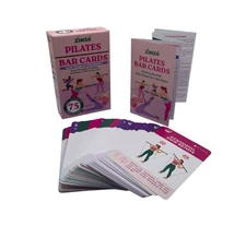 Zinsk 75 Pilates Bar Exercise Cards Full Body Pilates Bar Home Workouts