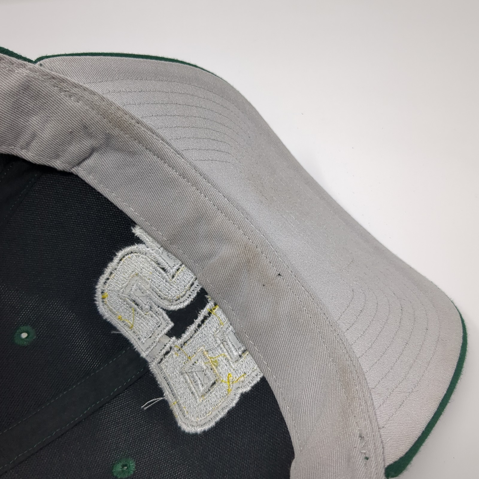 SB Strapback Hat Green Large Adjustable Embroider… - image 7