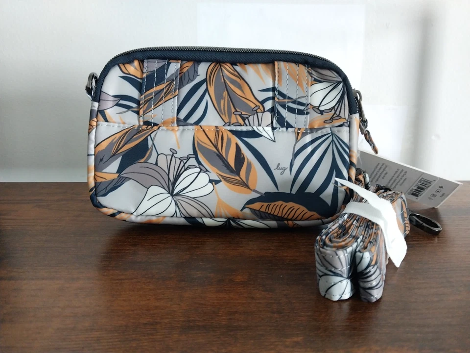 Lug Coupe Convertible Wristlet & Crossbody Bag Lily Grey Floral | New With Tag - Image 2 of 4