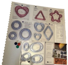 Creative Memories Custom Cutting System 3 Blade Cartridge Cutting  Templates