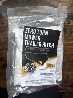 Universal Zero Turn Lawn Mower Trailer Hitch 3'' & 5 inch Mounts ~ NIP ~ Sealed