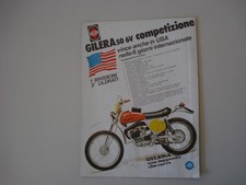 advertising Pubblicità 1973 MOTO GILERA 50 6V COMPETIZIONE