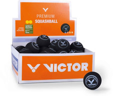 VICTOR SQUASHBALL double- yellow | Squash Ball doppel-gelb sehr langsam