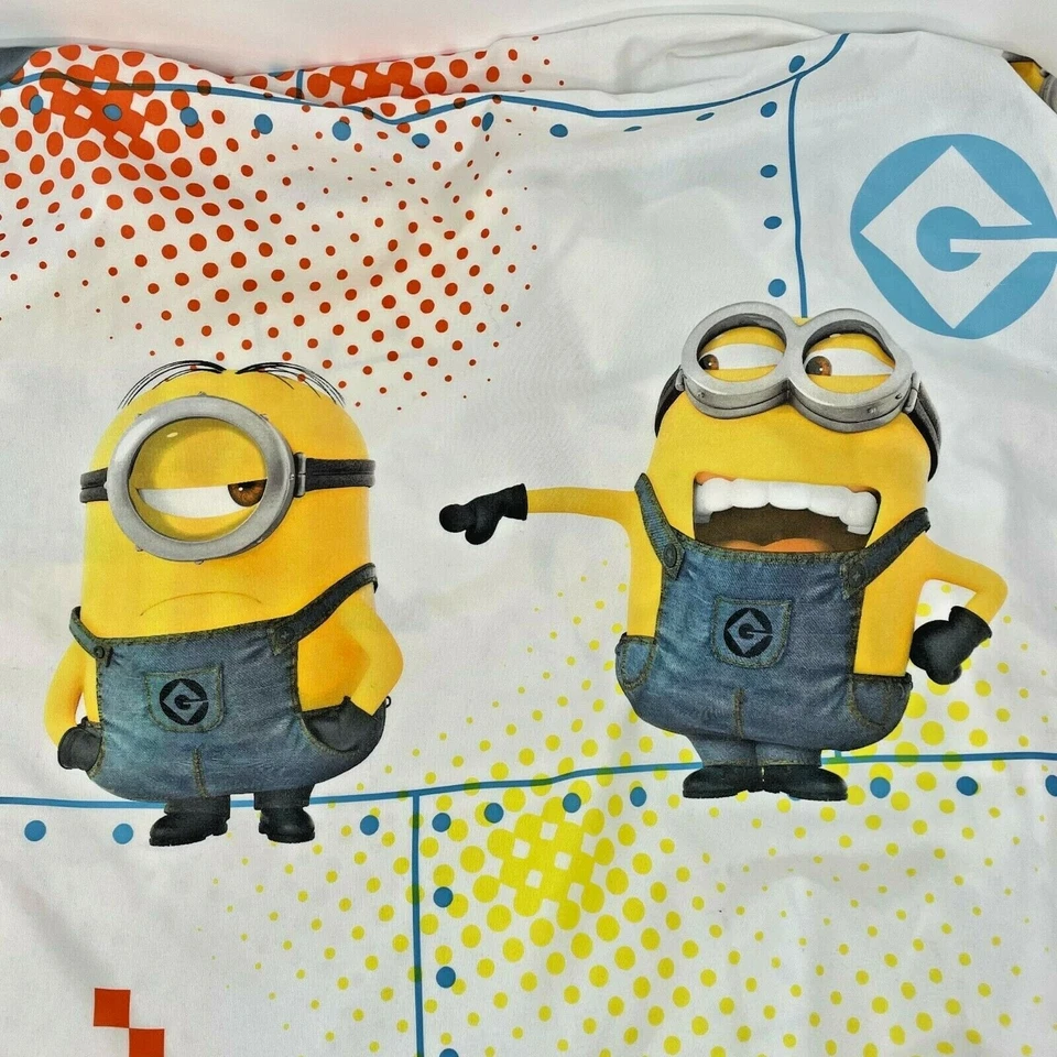 Minions Despicable Me Twin Flat Sheet Universal Studios Movies 100% Polyester - Image 2 of 4