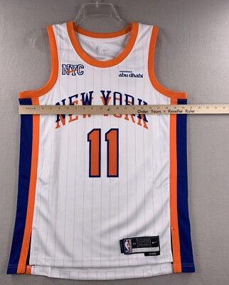 Jalen Brunson New York Knicks Nike 2025 City Edition Sponsor