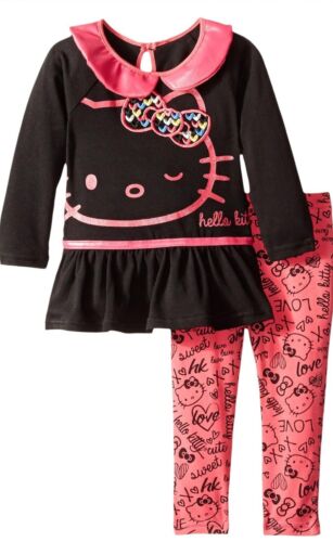 Hello Kitty Girls 2-Piece Sweatshirt & Legging Set Size 12M