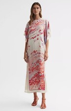 REISS LYDIA PRINTED MAXI DRESS in MULTI