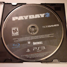 Payday 2 (Sony PlayStation 3, 2013) PS3 Game Disc Only