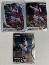 2020 Panini Prizm Baseball New York Yankees Lot of 3 (White Wave,Base)