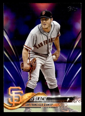 2018 Topps Purple Parallel #165 Ty Blach San Francisco Giants