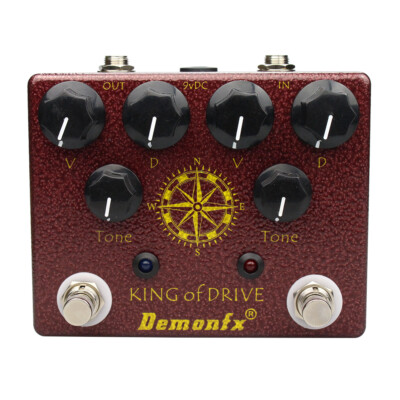 Professional Overdrive Distortion King of Tone Handmade Guitar Effects Pedal