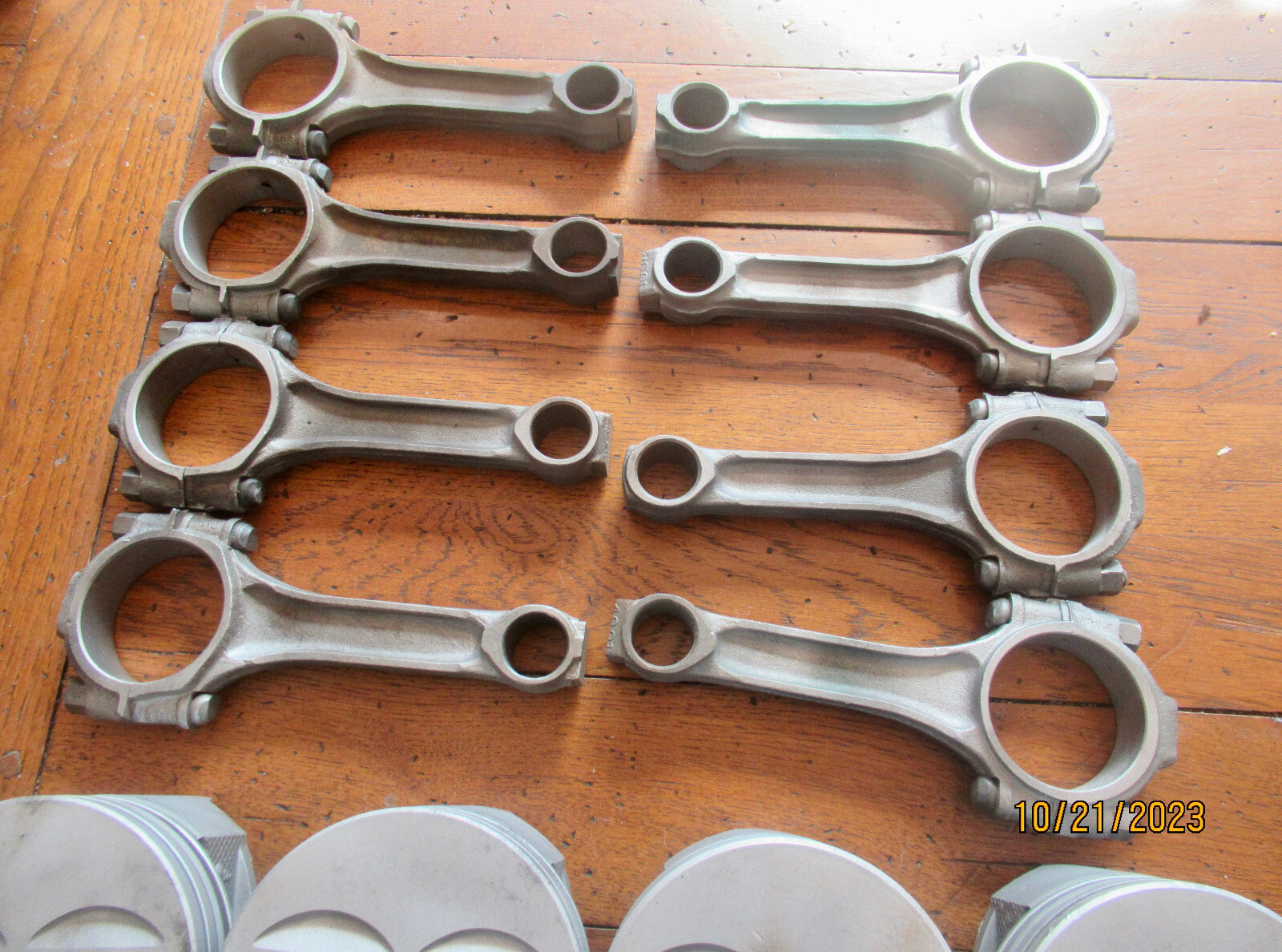 1955 1968 CORVETTE CAMARO 327 030 8 pistons & Small Journal