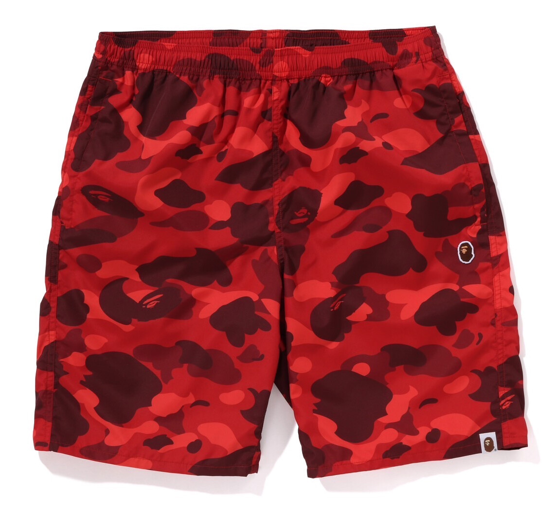 【BAPE】SAND CAMO MULTI POCKET SHORTS BAPE Sand Camo Multi Pocket Wide Fit Shorts Navy Men's