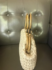 稀少☆50's Straw Bag 50年代 ストローハンドバッグ 稀少☆50's Straw Bag 50年代 ストローハンドバッグ