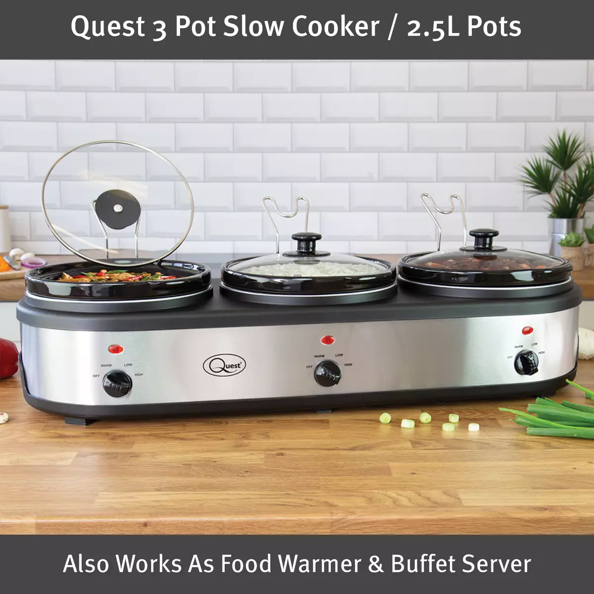 3 pot sale slow cooker