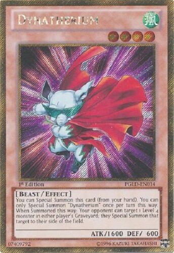 *** DYNATHERIUM *** PREMIUM GOLD RARE MINT/NM PGLD-EN014 YUGIOH! - Picture 1 of 1