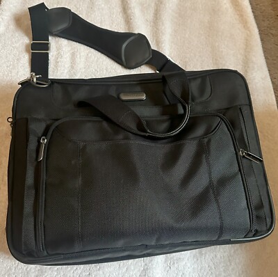 Targus Business Traveler 15'' Black Laptop Bag Model CUCT02UA15 Great Shape