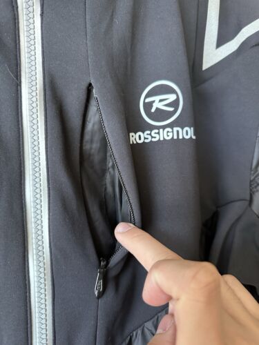 Rossignol Hero Light Puffer Jacket Black Featherless Thinsulate Men’s Size XL - Picture 4 of 10