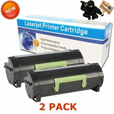 2 PK 51B1000 Toner Cartridge for Lexmark MS317DN MS417DN MS517DN MS617DN MX317DN