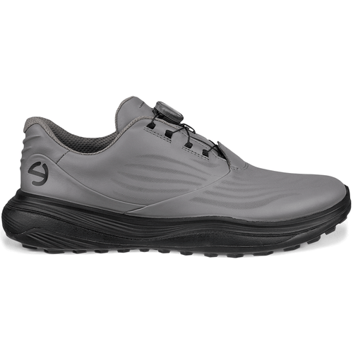 ECCO LT1 BOA® MENS WATERPROOF LEATHER GOLF SHOES / STEEL / 2025 MODEL - Picture 4 of 8