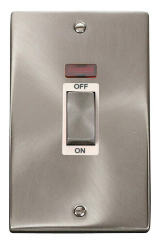 Click Deco Satin Chrome White Insert Socket & Switches Range - Picture 31 of 44