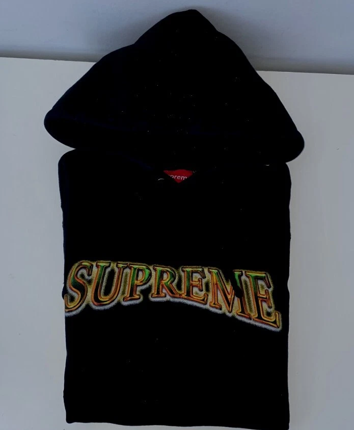 Sweat à capuche FW16 Supreme Metallic Arc XL sweat à capuche noir 