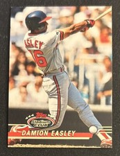 1993 Topps Stadium Club Damion Easley Baseball Rookie Card (RC) #6 Angels 3B VG. rookie card picture