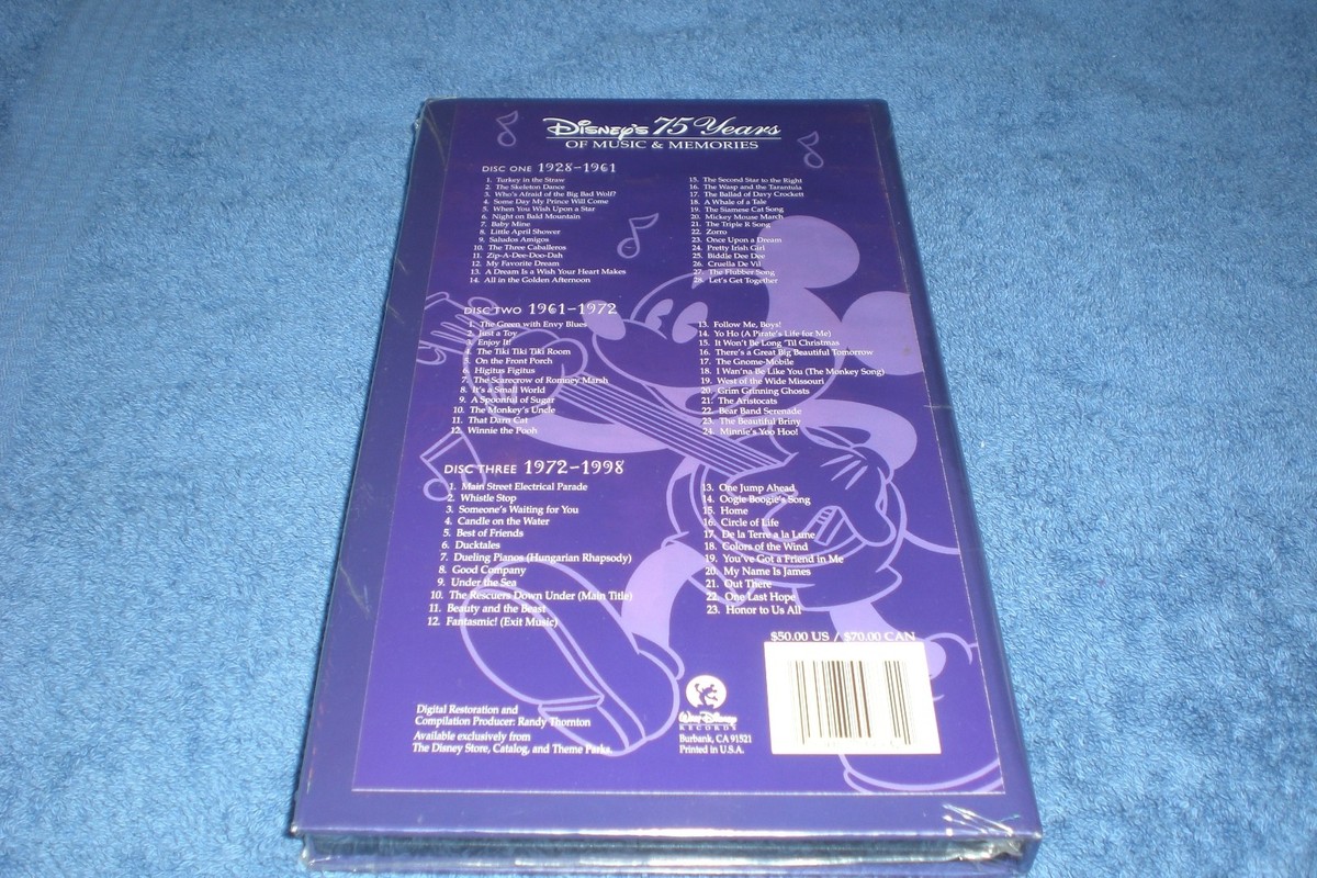 キッズ・ファミリー Disney's 75 Years Of Music & Memories Disney's 75 Years of Music & Memories [Box set] [Audio CD