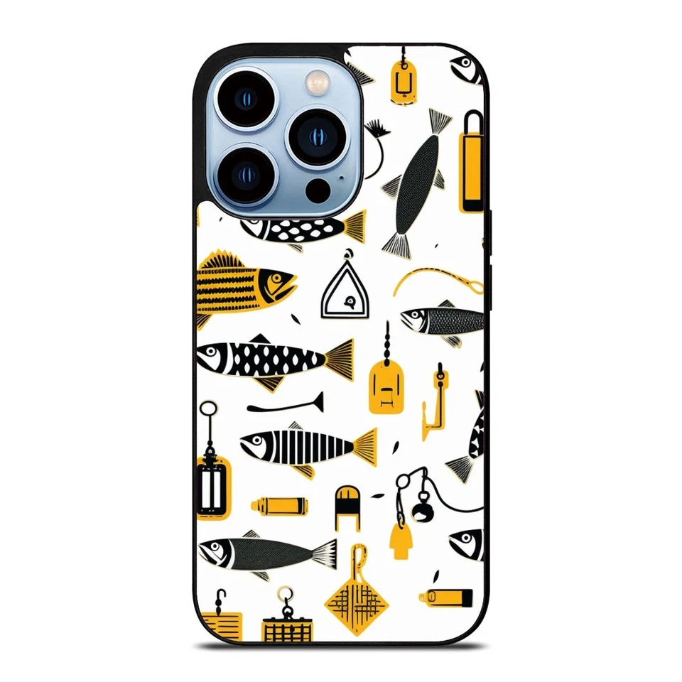 Hard Cover Go lake fishing gear For iPhone 11 12 13 14 15 Pro Max Mini - Image 2 of 4
