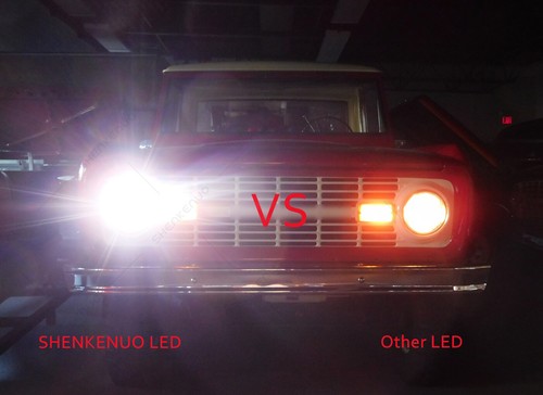 2X 7" inch Round LED Headlight Hi/Lo Beam Angle Eyes for Chevy Truck Camaro C10 - Picture 14 of 14