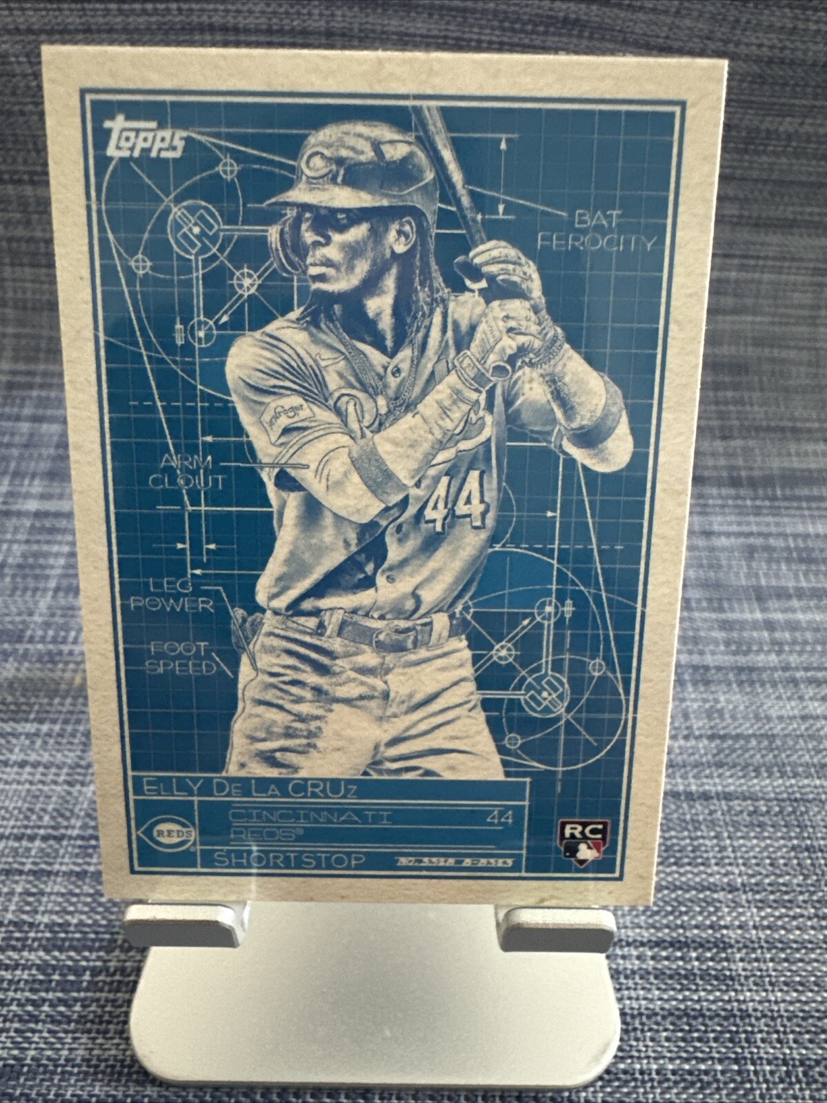 2024 Topps Series 1 - Superstar Blueprint Blue #SB-15 Elly De La Cruz (RC)