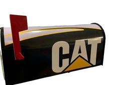 CATERPILLIAR MAILBOX~VINYL LAMiNATED~NO PAINT (Fades) & (Chips)