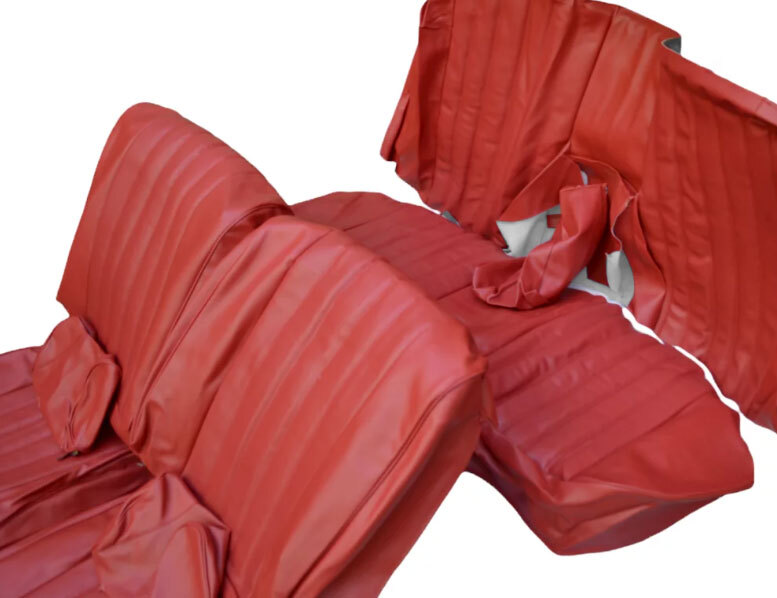 Seat covers covers covers for Mercedes Benz W111 W110 190 rear fin red