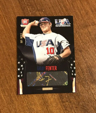 Gray Fenter 2014 USA Baseball 18 U National Team Gold Ink Auto #36 Orioles /49