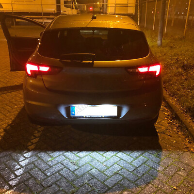2pc LED Kennzeichenbeleuchtung für OPEL ADAM ASTRA H J CORSA C D MERIVA VECTRA C