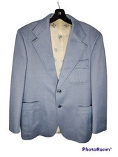 Levi's Panatela Mens Blazer 40R Blue 2-Button Sport Coat LS lining RARE Vintage
