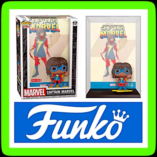 🦹🏽 FUNKO POP Comic Covers CAPTAIN MARVEL 17 Target Exclusive Kamala Khan ✅ NIB