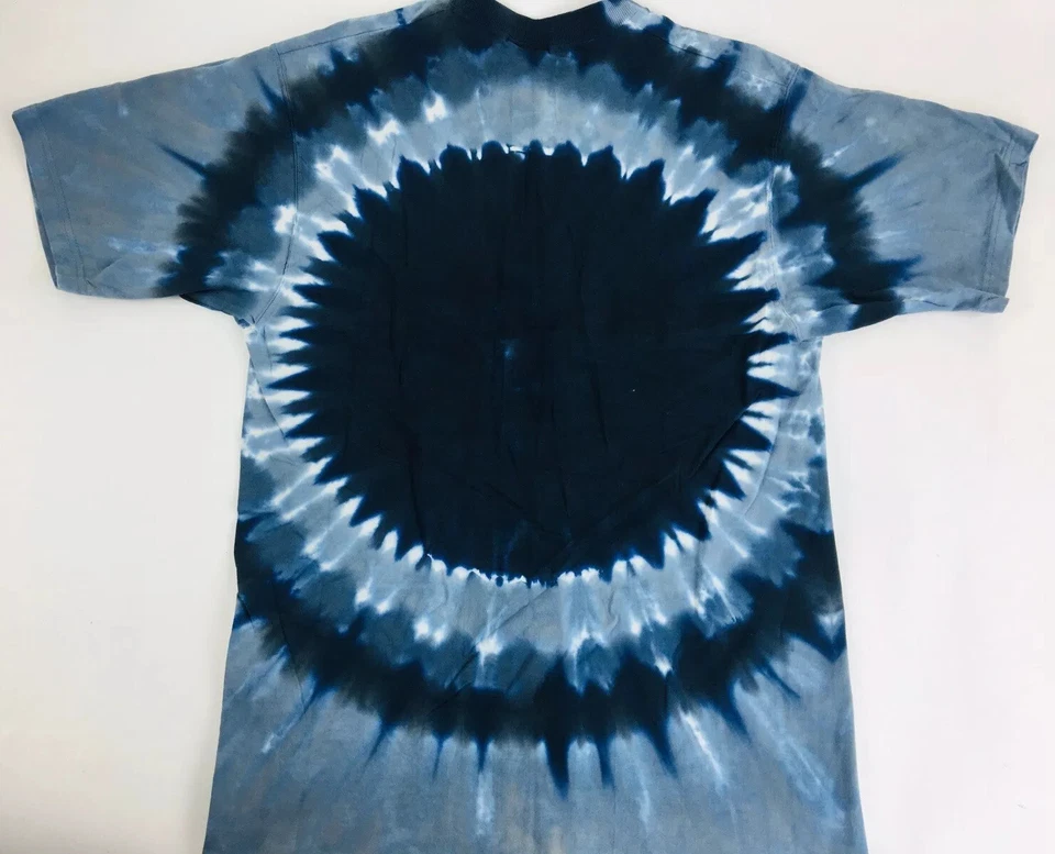 Vintage New World Order shirt NWO Wrestling shirt Liquid Blue Tye Dye 1998 NWT M - Image 4 of 4