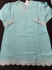 BNWT Original Khaadi Embroidered Self Print Cotton Viscose Size16 Kurta/Kameez b