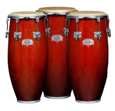 Gon Bops Tumbao Pro 3pc Set: Tumba 12.25" Conga 11.50" Quinto 10.75" Auth Dealer