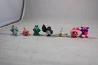 Vintage RL Pokemon Slowpoke Mr Mime Machop 1" Collectible Mini Figure Toy