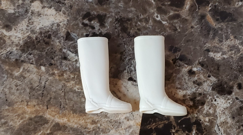 Vintage Barbie #949 Stormy Weather / Skipper #1916 Rain Or Shine-White Boots - Picture 5 of 6