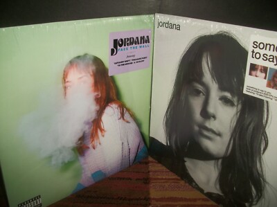 Lot: 2 JORDANA LP - Face the Wall / Something to Say To You - New SEALED vinyl