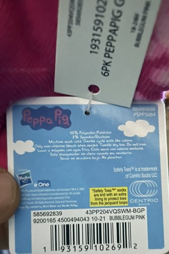 Sz 18-24M Pepa Pig Socks - Picture 4 of 4