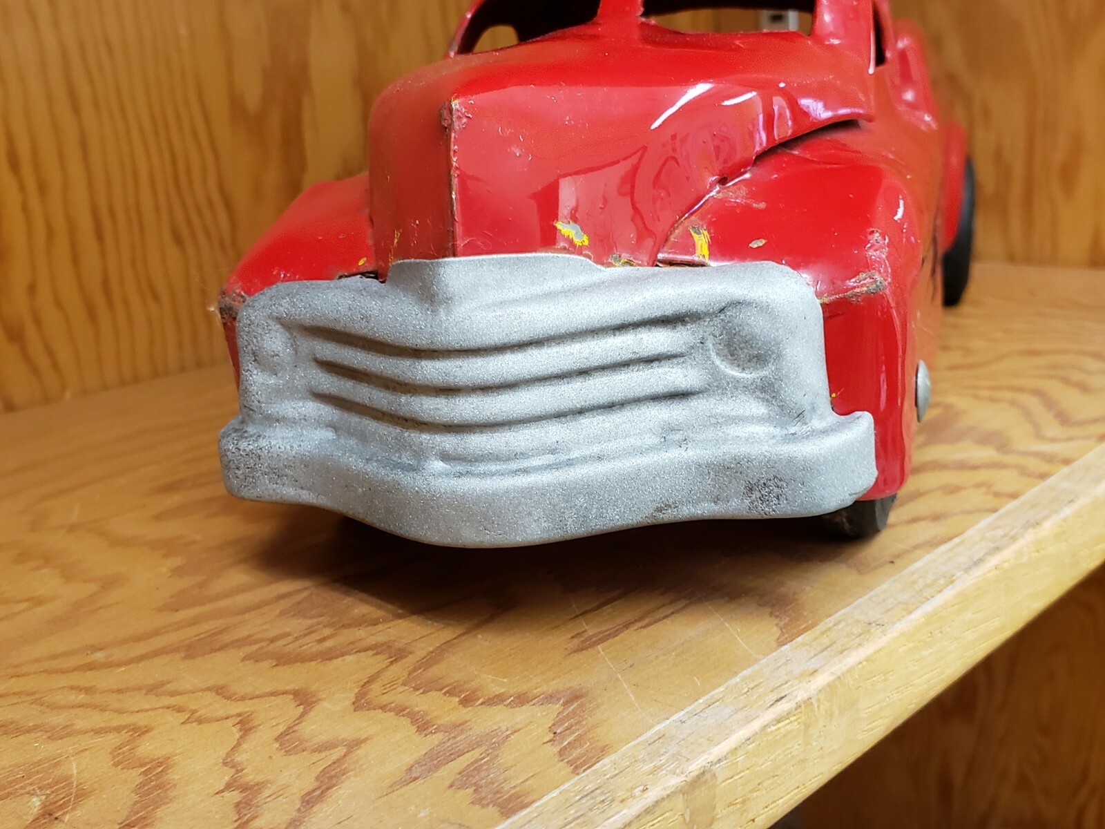 Vintage Buddy L Pressed Steel Toy Fire Truck Toy Lot Tanie krajowe