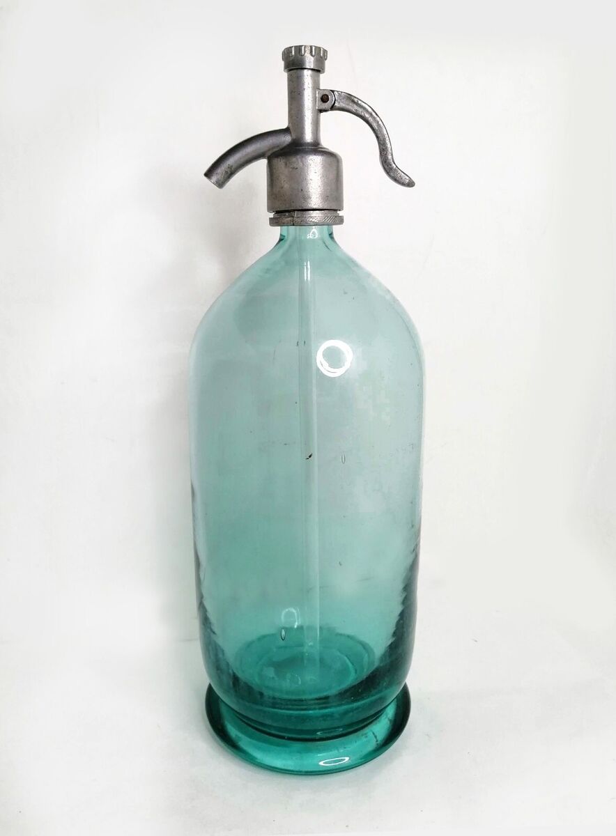Vintage Soda Syphon 3L Glass Seltzer Bottle Carbonated Water Vintage Soda Syphon 3L Glass Seltzer Bottle Carbonated Water